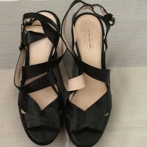 Coach wedge sandals